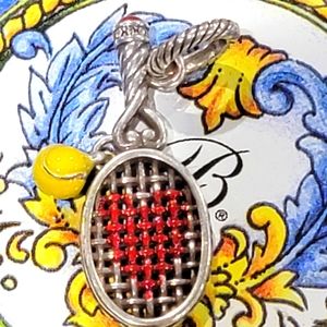 RETIRED BRIGHTON RACKET BALL CHARM